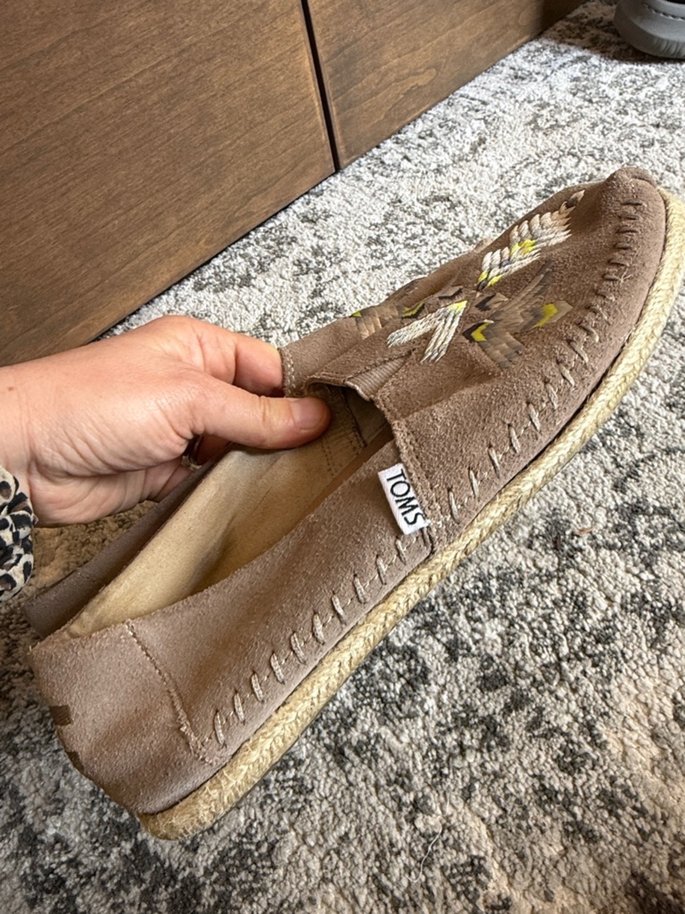 TOMS MOCCASINS EMBROIDERED - Picture 5 of 5